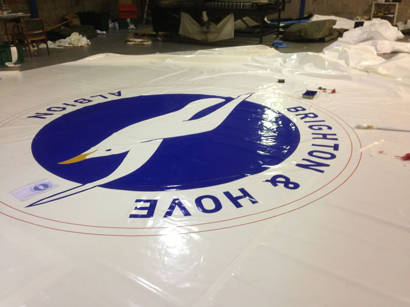 Hove Albion Football Club Banner